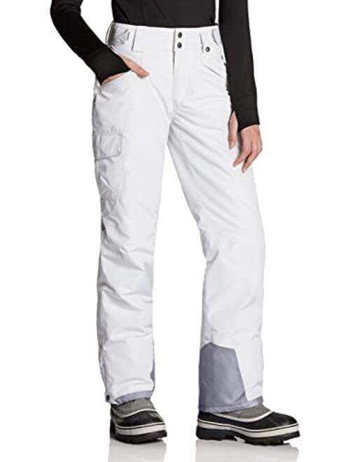 TSLA Women's Winter Snow Pants, Waterproof Insulated Ski Pants, Ripstop Snowboard Bottoms