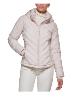 Women's Hooded Packable Puffer Coat