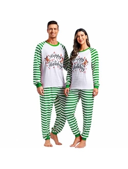 Zhitunemi Christmas Pajamas For Family Christmas Pjs Matching Sets Couples Christmas Pajamas For Men