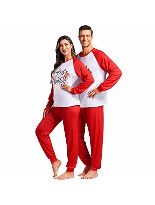 Zhitunemi Christmas Pajamas For Family Christmas Pjs Matching Sets Couples Christmas Pajamas For Men