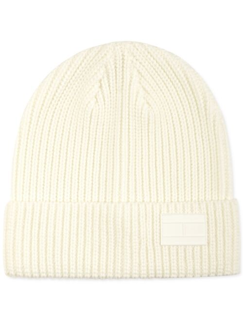 Tommy Hilfiger Men's Shaker Cuff Hat Beanie with Ghost Patch