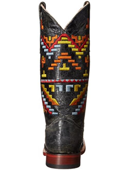 Ferrini Women's Ladies Aztec Cowgirl Teal Square Toe Western Boot