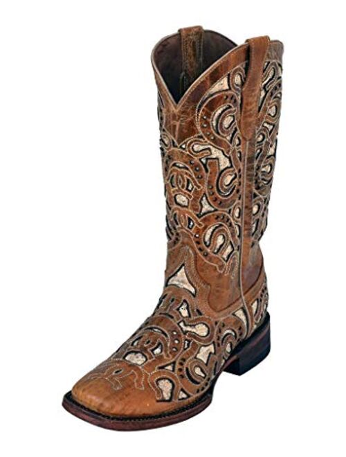 Ferrini Women's Horseshoe Western Boot