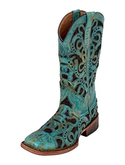 Ferrini Women's Horseshoe Western Boot