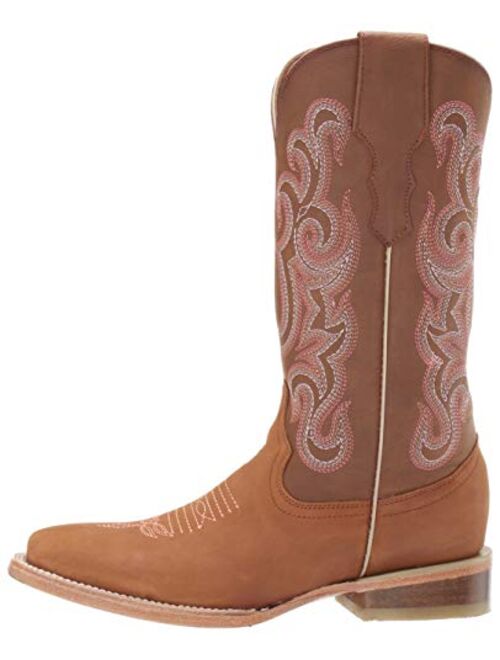 Ferrini Women's Maverick Western Boot Broad Square Toe