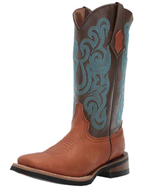 Ferrini Women's Maverick Western Boot Broad Square Toe