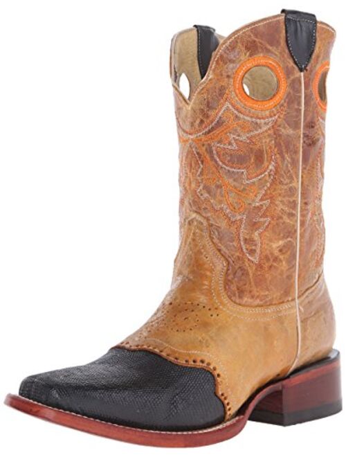 Ferrini Men's Lizard Vamp Western Boot