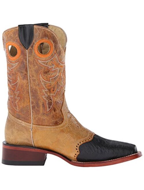 Ferrini Men's Lizard Vamp Western Boot