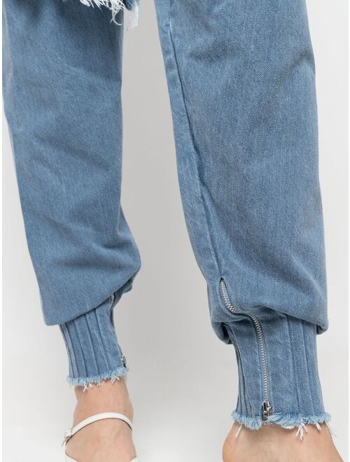 Marques'Almeida high-waisted cut-out jeans