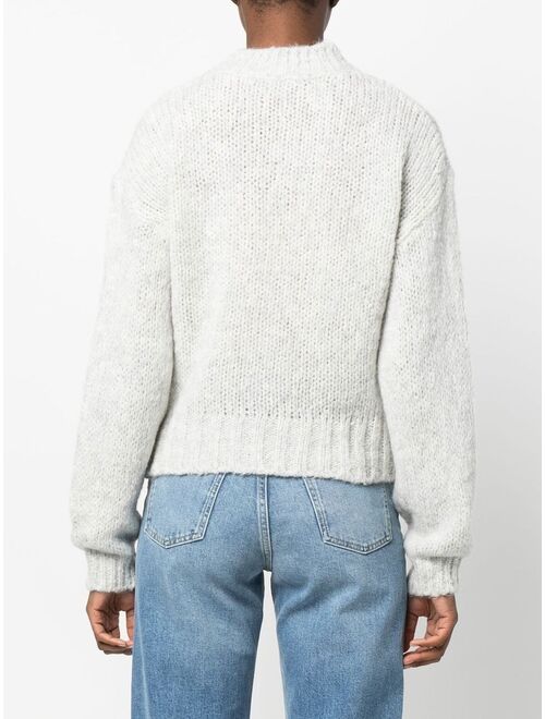 Bimba y Lola mock-neck knitted jumper