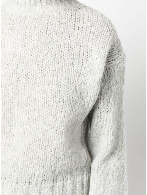 Bimba y Lola mock-neck knitted jumper