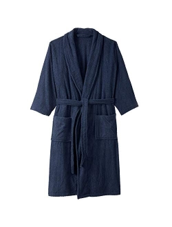 KingSize Men's Big & Tall Terry Bathrobe with Pockets