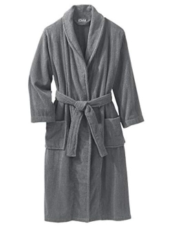 KingSize Men's Big & Tall Terry Bathrobe with Pockets