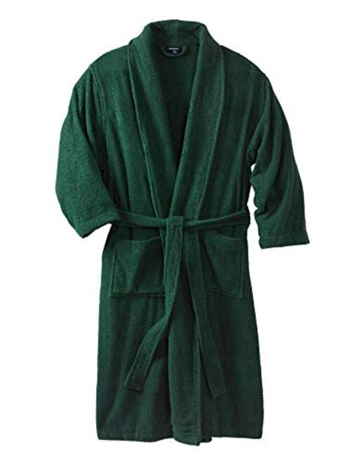 KingSize Men's Big & Tall Terry Bathrobe with Pockets