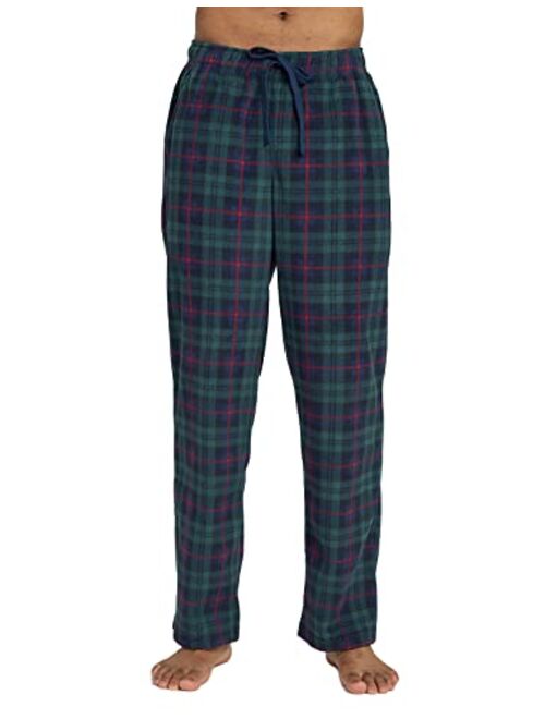 LAPASA Men's Pajama Pants, Plaid Sleepwear Lounge & Sleep PJ Bottoms with Pockets and Drawstring M39 Flannel/M128 Fleece