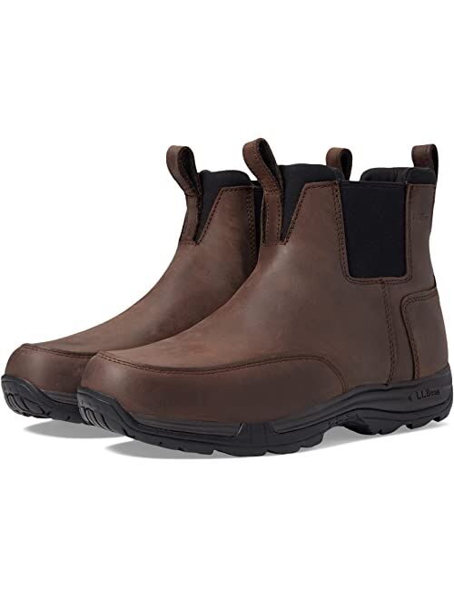L.L.Bean Traverse Trail Boot Leather Pull-On Waterproof Insulated