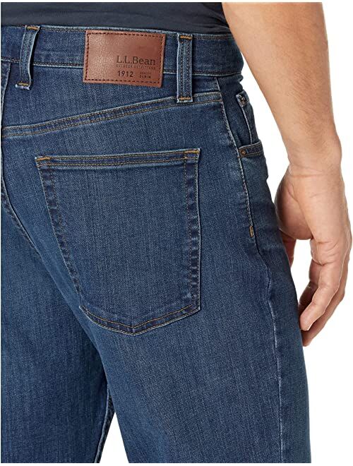 L.L.Bean BeanFlex Standard Fit Jeans in Deep Indigo