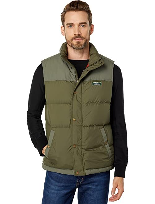 L.L.Bean Mountain Classic Down Vest Color-Block