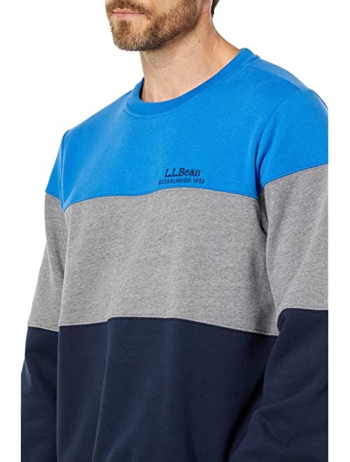 L.L.Bean 1912 Sweatshirt Crew Neck Color-Block Regular