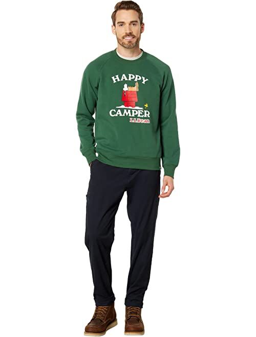 L.L.Bean x Peanuts Sweatshirt Crew Neck Happy Camper