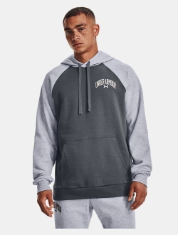 Men's UA Rival Fleece Wordmark Colorblock Hoodie