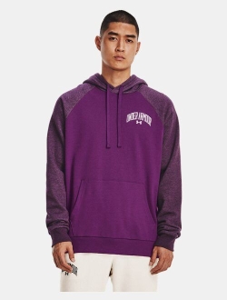 Men's UA Rival Fleece Wordmark Colorblock Hoodie