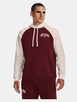 Men's UA Rival Fleece Wordmark Colorblock Hoodie