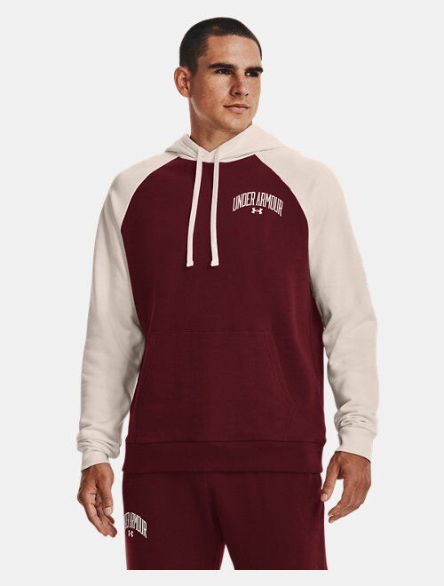 Under Armour Men's UA Rival Fleece Wordmark Colorblock Hoodie