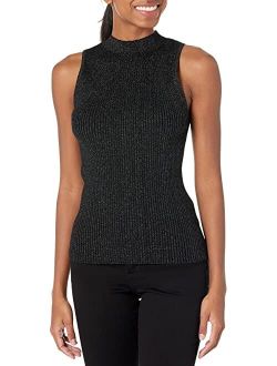 Michael Stars Kara Mock Neck Shell Top