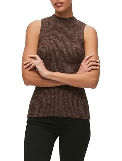 Michael Stars Kara Mock Neck Shell Top