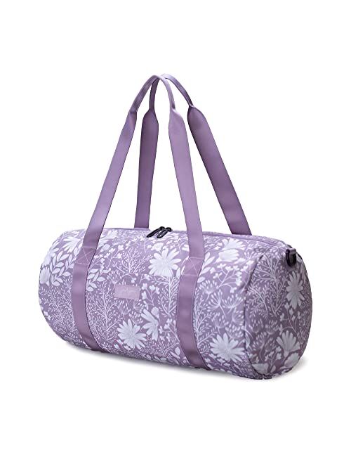 Jadyn B Jadyn 19 Barrel Womens Duffel/Gym/Weekender Bag (Blooming Daisy)