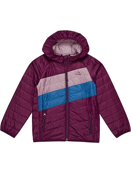 L.L.Bean Primaloft Packaway Hooded Color-Block Jacket (Little Kids)