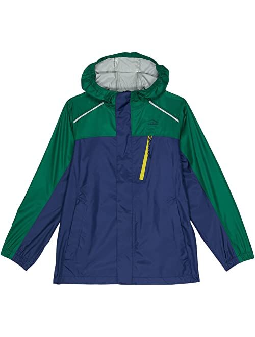 L.L.Bean Trail Model Rain Jacket Color-Block (Big Kids)