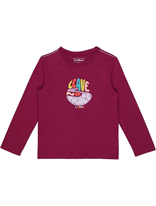 L.L.Bean Graphic Tee Glow in the Dark Long Sleeve (Big Kids)