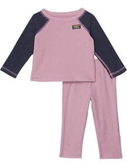 Fitness Fleece Long Sleeve Tee/Pants Set Color-Block (Toddler)