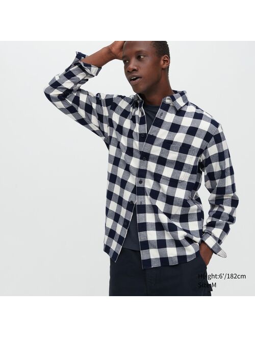 UNIQLO Flannel Checked Long-Sleeve Shirt