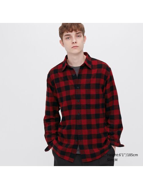 UNIQLO Flannel Checked Long-Sleeve Shirt