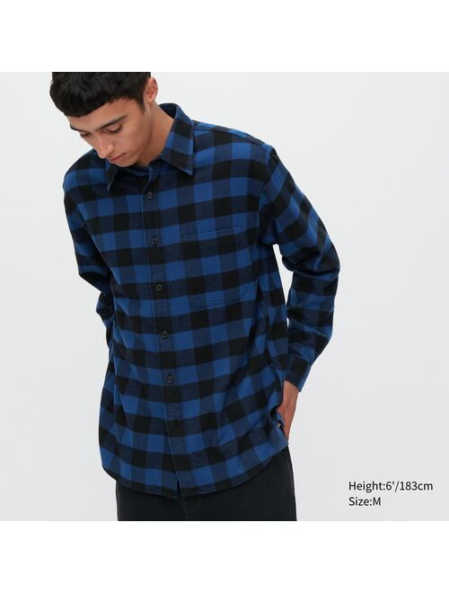 UNIQLO Flannel Checked Long-Sleeve Shirt