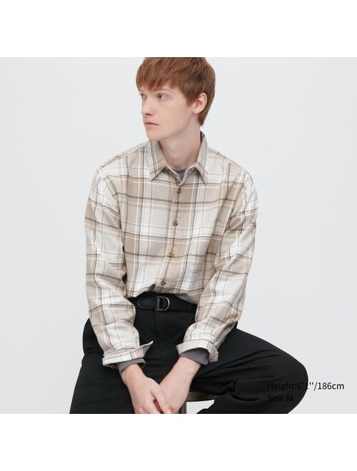 UNIQLO Flannel Checked Long-Sleeve Shirt