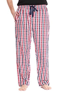 At The Buzzer #followme Plaid Mens Pajama Pants PJ Bottoms for Sleeping and Lounge Wear