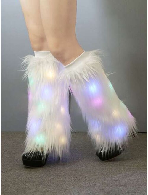 Shein Fluffy Leg Warmers