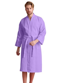 Soft Touch Linen Luxurious Cotton,Long, Lightweight, Soft and Absorbent Bathrobes for Men