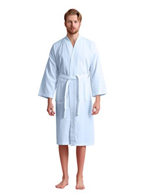 Soft Touch Linen Luxurious Cotton,Long, Lightweight, Soft and Absorbent Bathrobes for Men