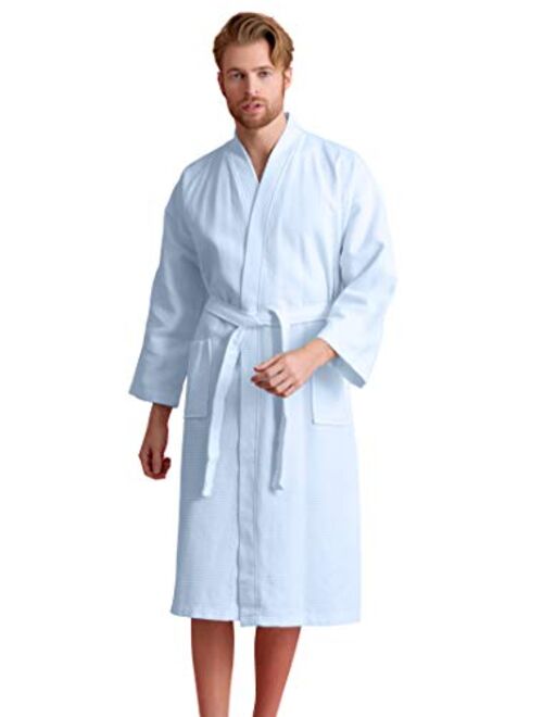 Soft Touch Linen Luxurious Cotton,Long, Lightweight, Soft and Absorbent Bathrobes for Men