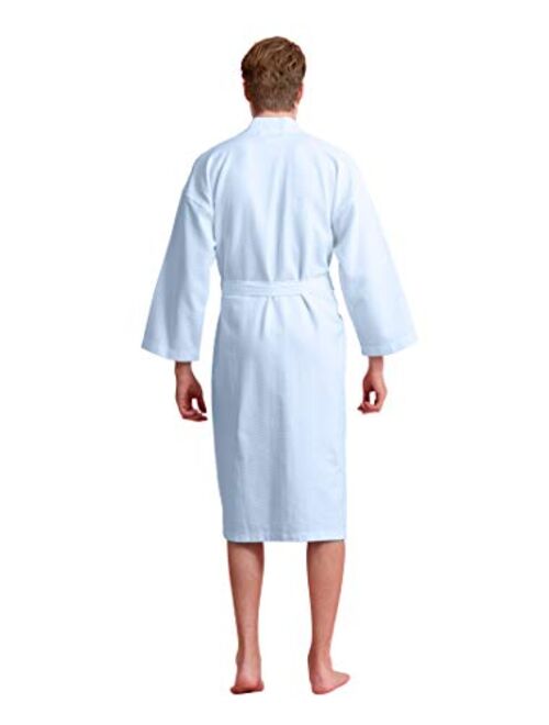 Soft Touch Linen Luxurious Cotton,Long, Lightweight, Soft and Absorbent Bathrobes for Men