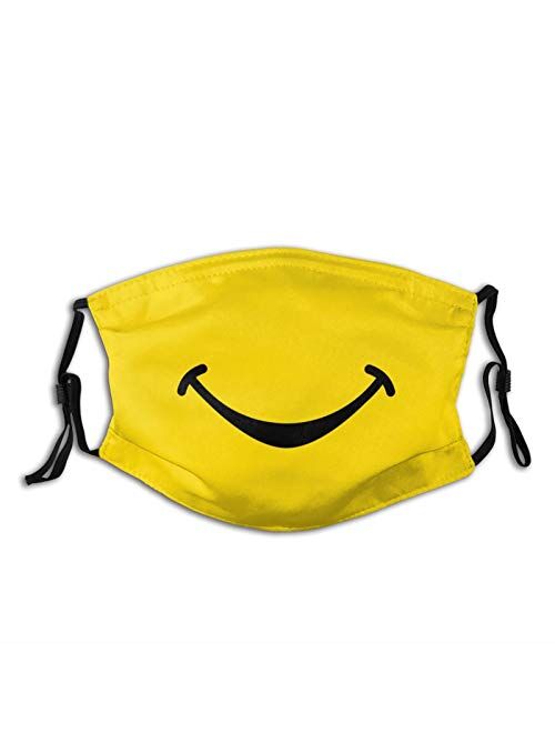 goincrond Smile Lips Face Mask Scarf, Reusable Adult Mouth Mask With 2 Filters, For Women & Men Outdoor