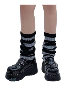 Women's Solid Rib Knit Leg Warmers