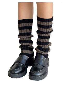 Women's Solid Rib Knit Leg Warmers