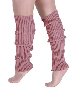 Women's Solid Rib Knit Leg Warmers