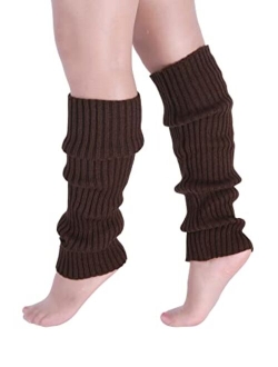 Women's Solid Rib Knit Leg Warmers